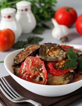 Необычное блюдо из баклажанов