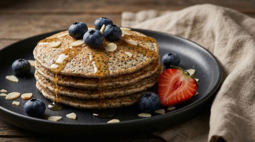 Нежные блины с чиа для здорового праздника Масленицы