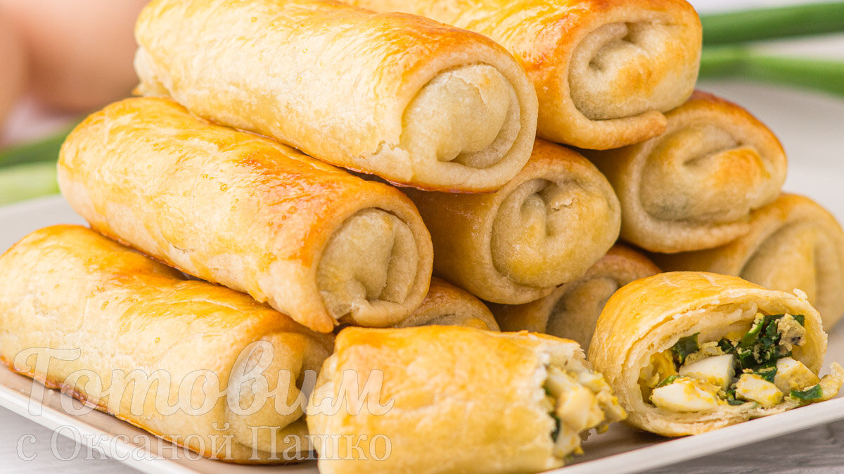 Нежные пирожки с яйцом и зеленым луком: быстро, просто и вкусно