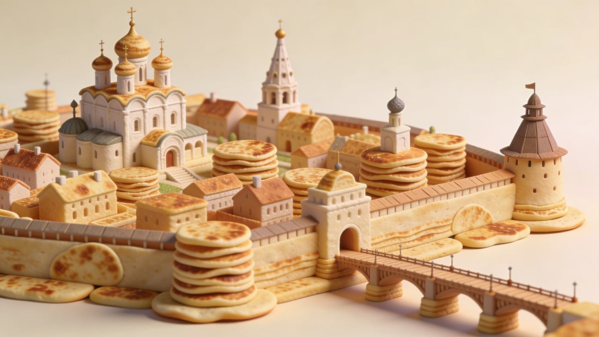 Город готовится к Масленице: вкусные угощения и праздничное настроение