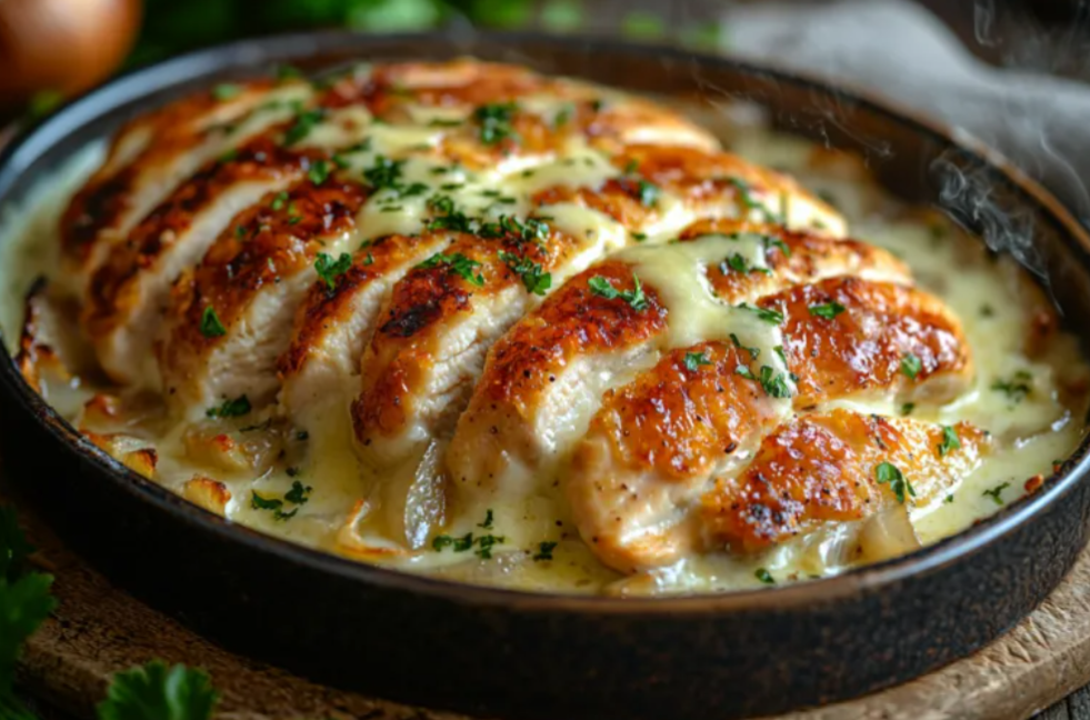 Куриная грудка под сырной корочкой: быстро и вкусно за 40 минут