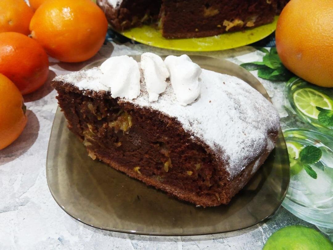 Шоколадный апельсиновый пирог: нежное наслаждение для каждого чая