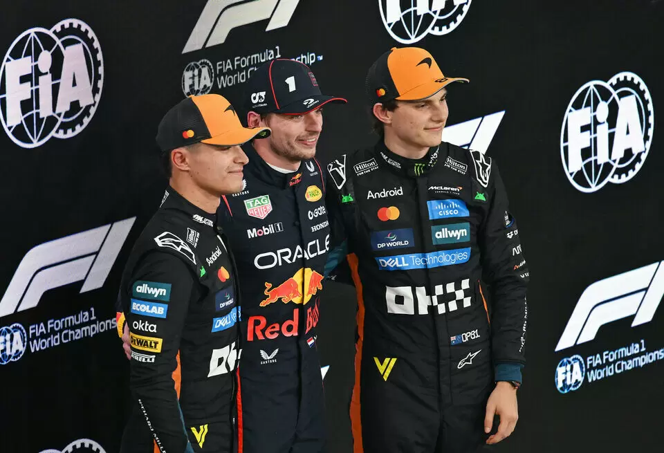 Стартовая решётка Гран-при Абу-Даби