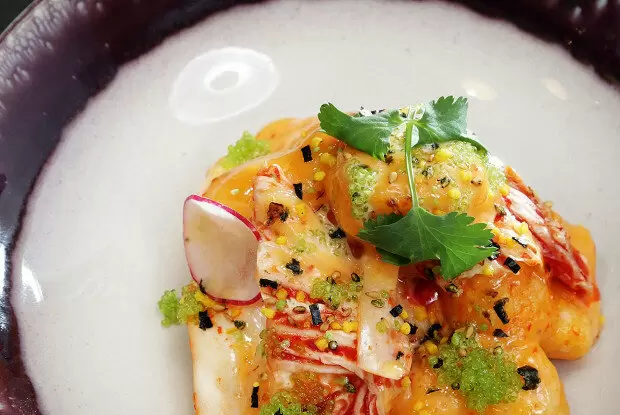 Креветки в соусе кимчи: легко и вкусно