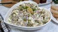 Салат с селедкой и маринованными грибами