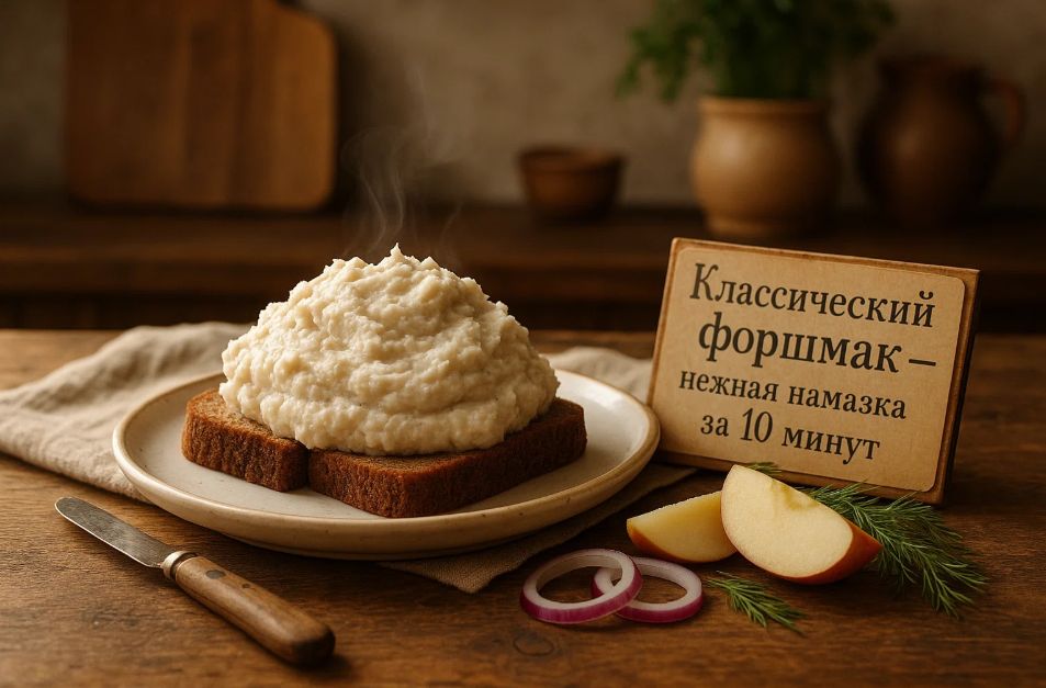 Форшмак из сельди: секреты приготовления любимой закуски